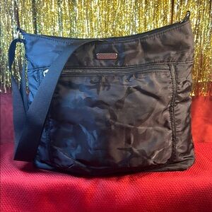 Baggalini Black Nylon Crossbody